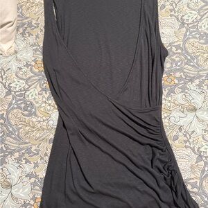 Michael Stars Women's Black Wrap-Style shirt